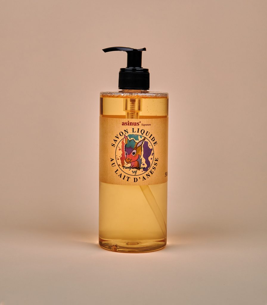 피부촉촉 유기농 당나귀우유 리퀴드 솝(물비누)-자몽